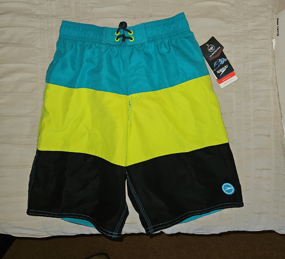 Speedo Tri-Tone Swim Trunks